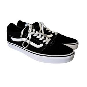 Vans Old Skool Classic Mens Size 11 Black White Athletic Skate Shoes Sneakers